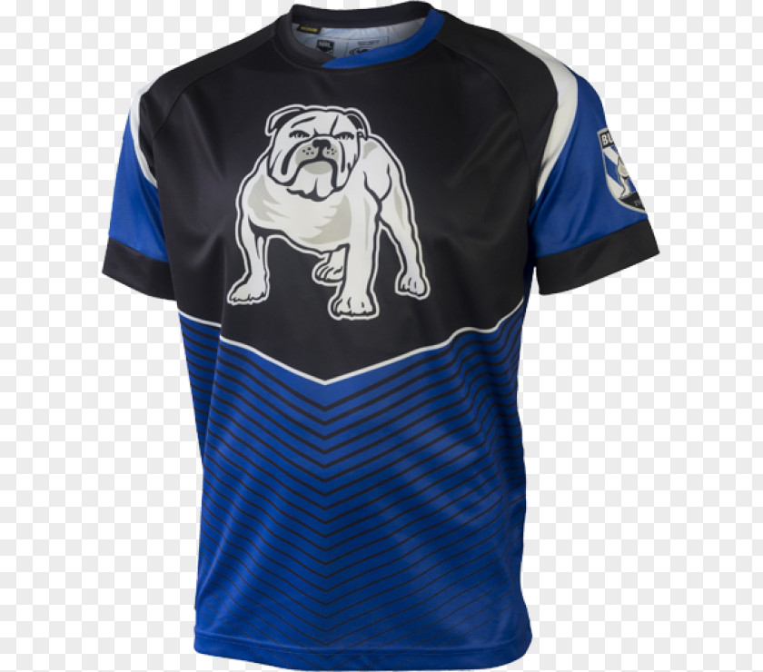 T-shirt Canterbury-Bankstown Bulldogs Sports Fan Jersey National Rugby League PNG