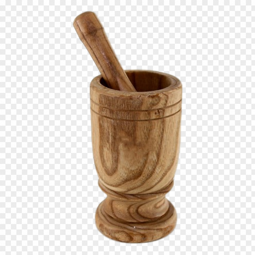 Wood Mofongo Mortar And Pestle Dominican Republic Trituration PNG