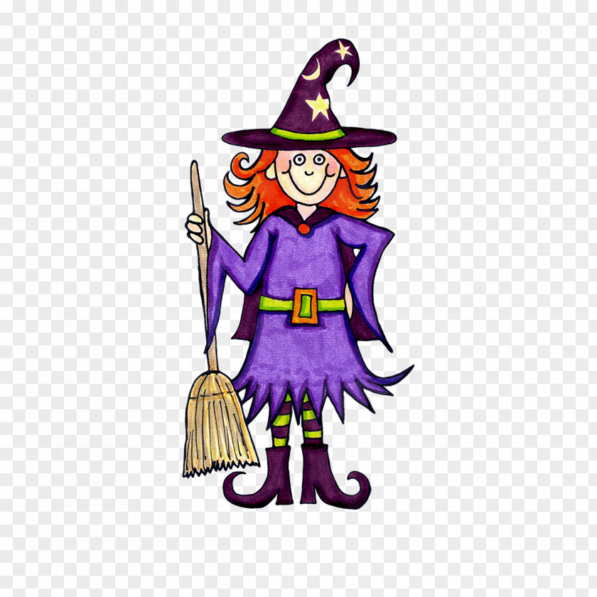 Creative Halloween Boszorkxe1ny Clip Art PNG