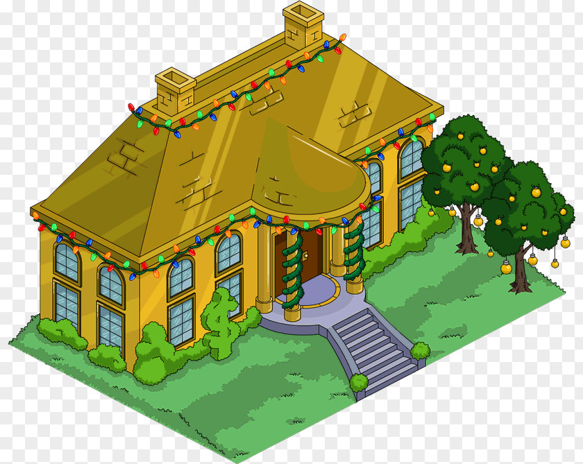 House The Simpsons: Tapped Out Homer Simpson Mansion Kent Brockman PNG