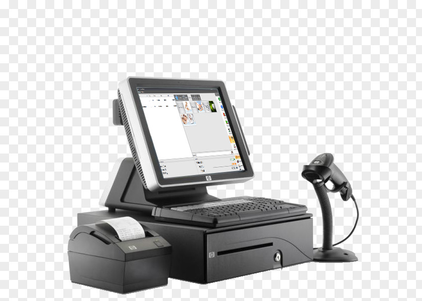 Pos Machine Point Of Sale Sales Business Retail Barcode Scanners PNG