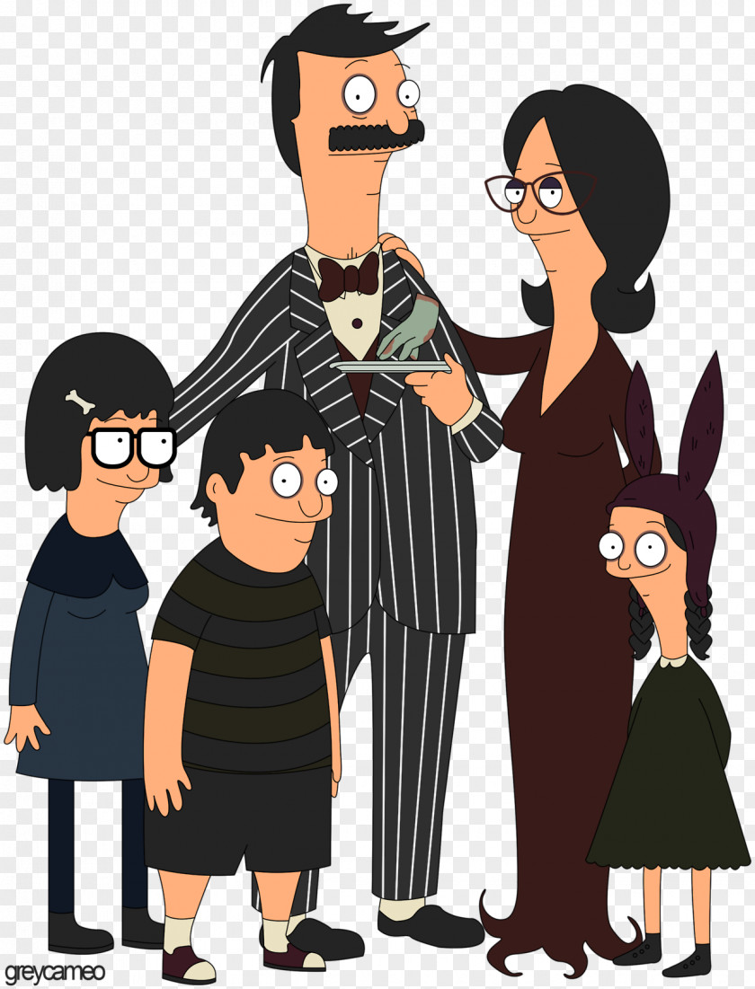 Addams Family Bob Belcher Hamburger Gene Tina Linda PNG