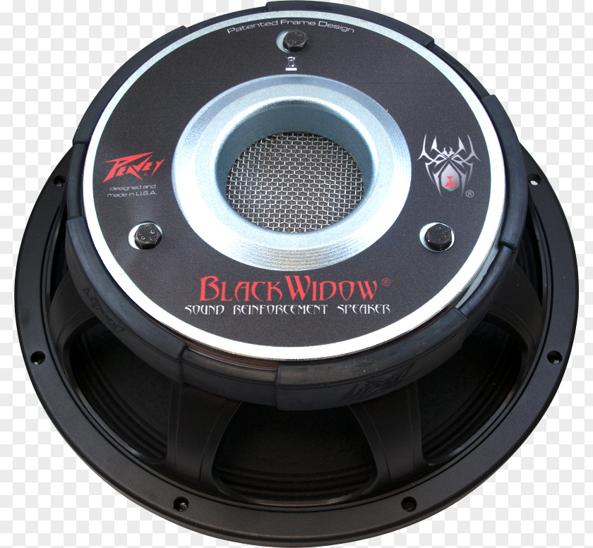 Black Widow Subwoofer Loudspeaker Peavey Electronics Sound Reinforcement System PNG
