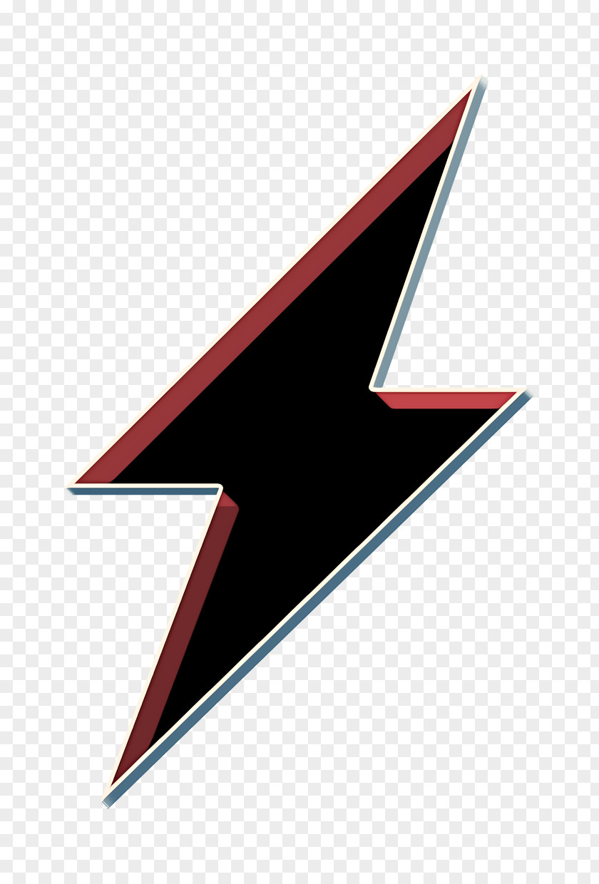 Shapes Icon Flash Lightning PNG