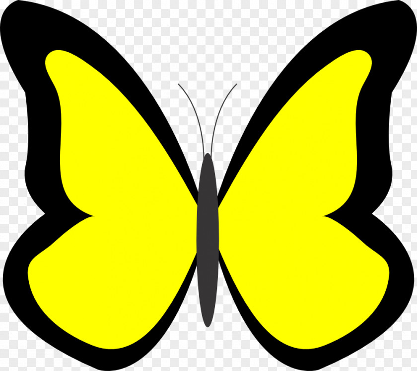 Yellow Cliparts Butterfly Clip Art PNG