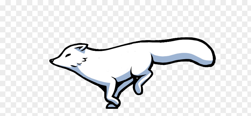 Arctic Fox Drawing Animation PNG