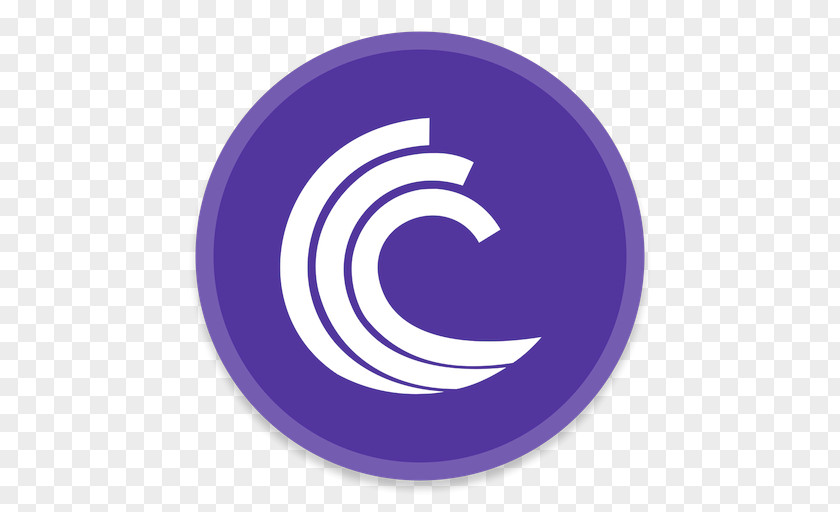 Bittorent Purple Symbol Spiral PNG