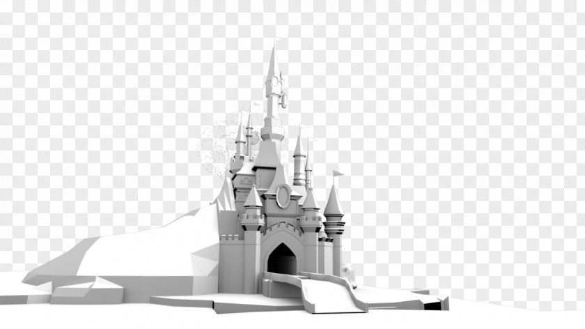Disney Castle Black And White Monochrome Heavy Cruiser PNG