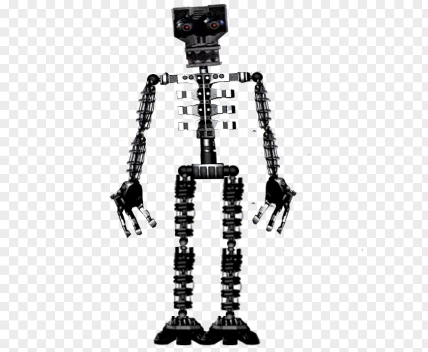 Fnaf Parts Five Nights At Freddy's 3 2 4 Endoskeleton Chuck E. Cheese's PNG