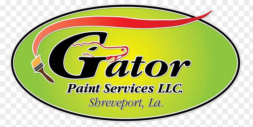 Paint Service Gator Services LLC Bossier City Business Brand Logo PNG