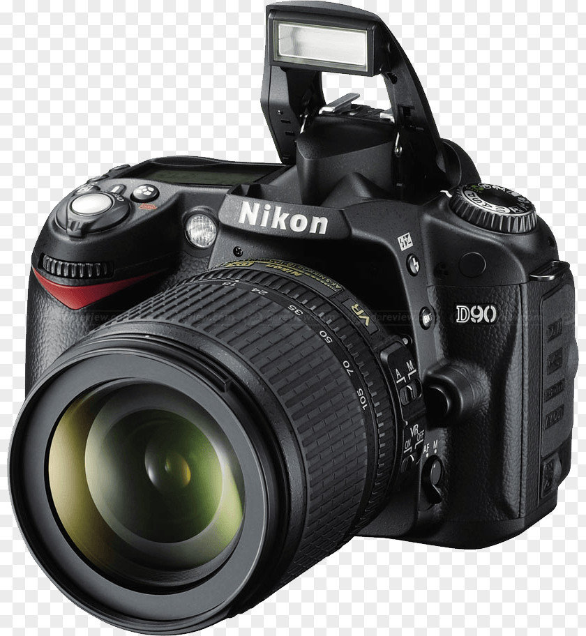 Camera Nikon D90 D5100 D3100 Digital SLR AF-S DX Nikkor 18-105mm F/3.5-5.6G ED VR PNG