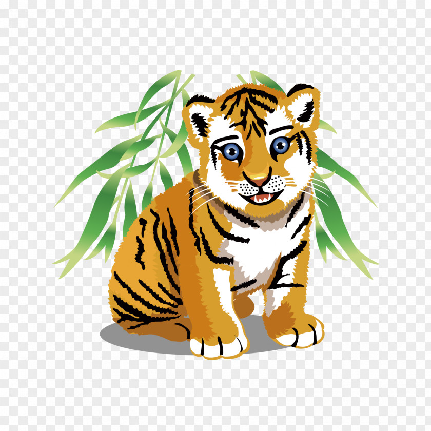 Cartoon Tiger Vector Graphics Clip Art Image Jungle PNG