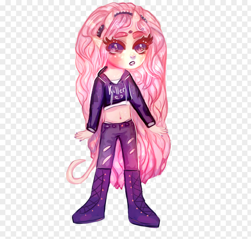 Circolo Del Partito Democratico Di MilanoDoll Long Hair Doll Pink M 02PD PNG