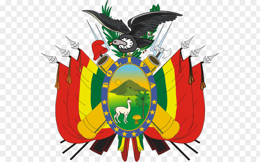 Flag Coat Of Arms Bolivia PNG
