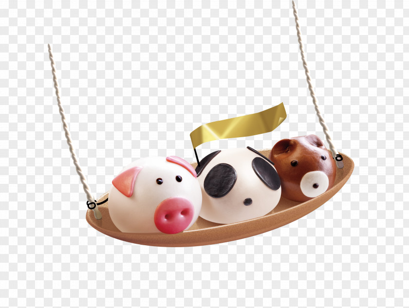 Little Pig Domestic Dim Sum Poster PNG