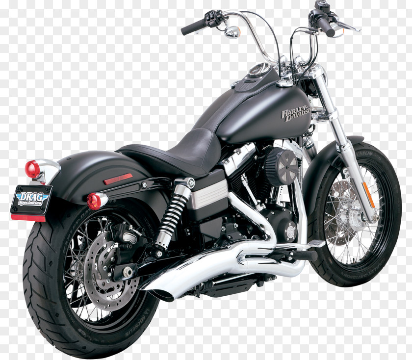 Motorcycle Exhaust System Harley-Davidson Super Glide Dyna PNG