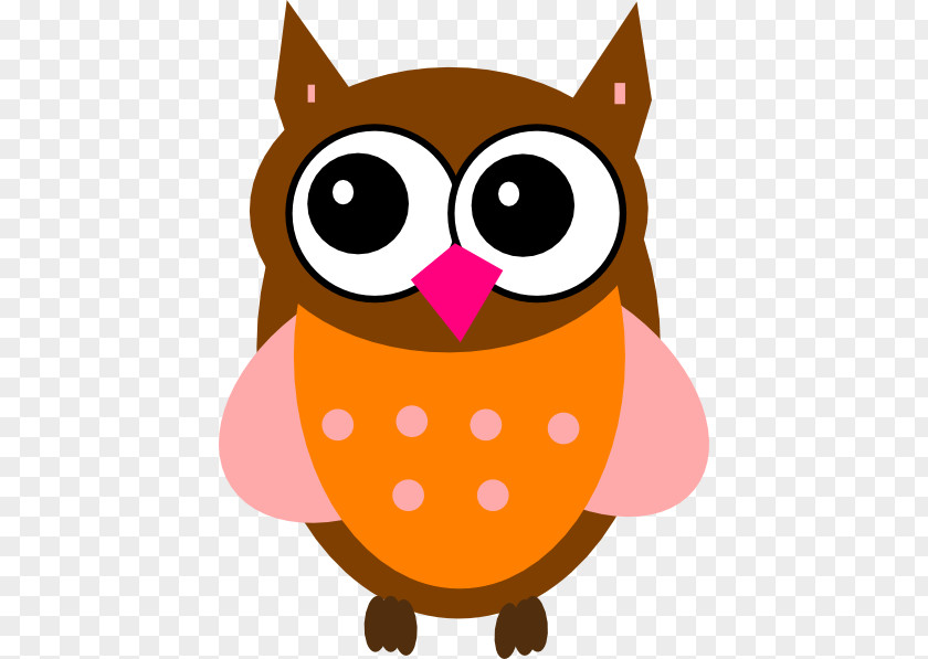 Pink Owl Clip Art PNG