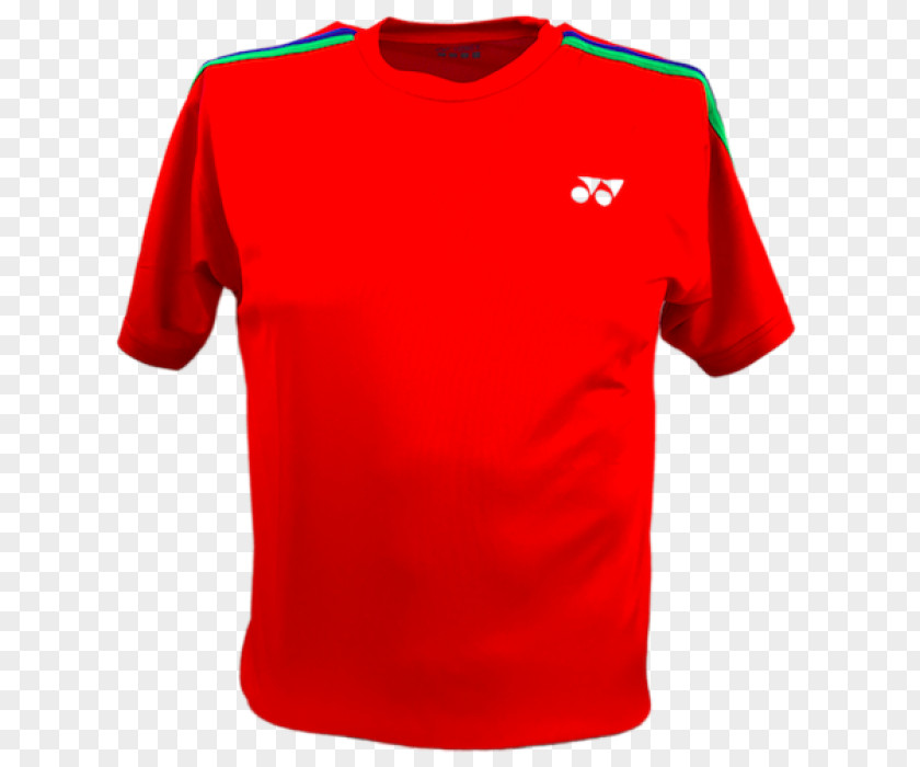 Red Sunset T-shirt Odlo Jersey Sleeve PNG