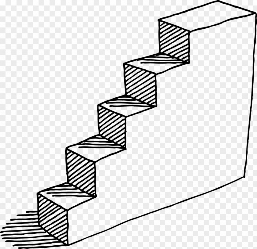 Steps Drawing Line Art Clip PNG