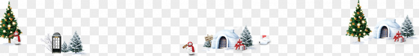 Christmas Snow Pattern Small House Tree Daxue Illustration PNG