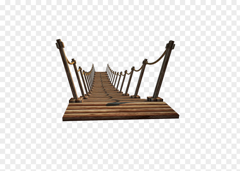 Consola Brooklyn Bridge Wood Timber Deck PNG