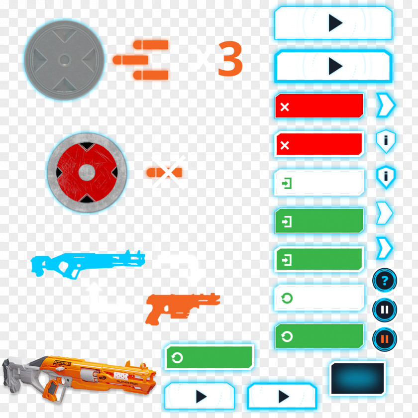 Hawk Nerf N-Strike Mr.Giggelz PNG