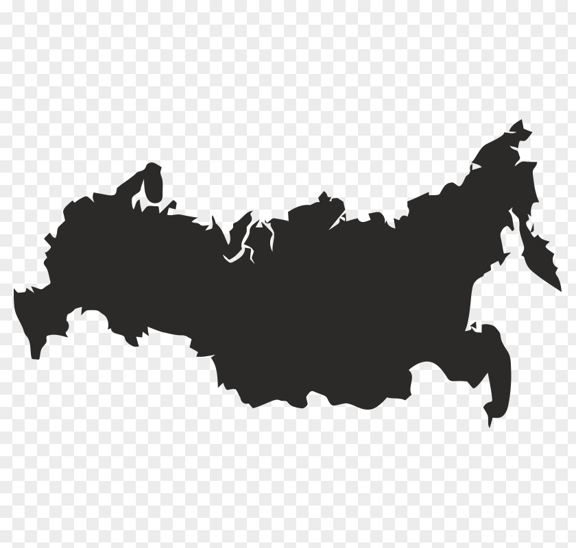 Russia Map Clip Art PNG