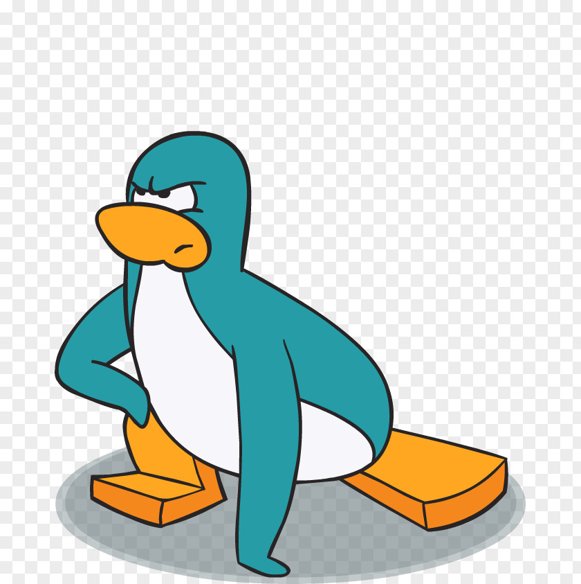 Aunt Club Penguin Bird Duck Original PNG