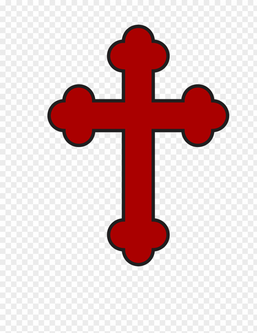 Christian Cross Silhouette Drawing PNG