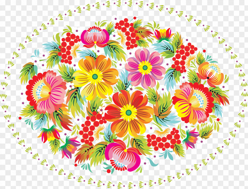 Flower Printing Vignette Ornament Floral Design Art Clothing PNG