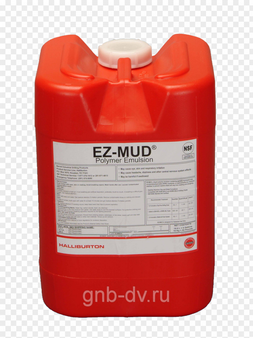 Mudding Drilling Fluid Polymer Clay Liquid Polyacrylamide PNG