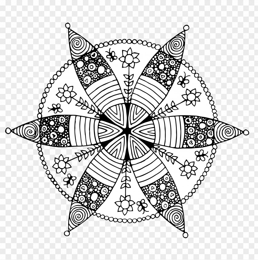 Small Mandala Designs Symmetry Line Pattern Point Font PNG
