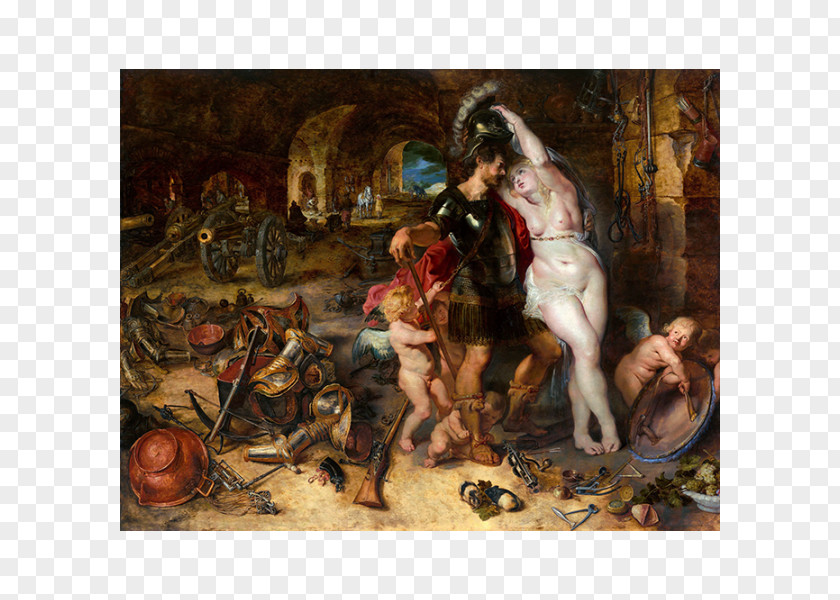 Venus The Return From War: Mars Disarmed By J. Paul Getty Museum Painting Being PNG
