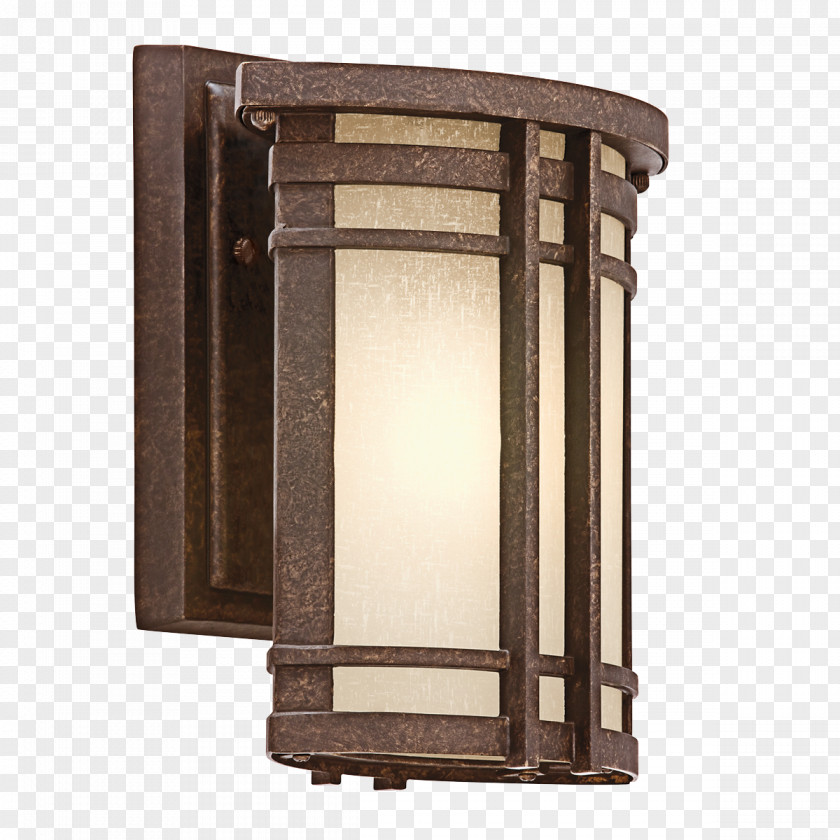 Wall Yard Light Fixture Sconce Bronze Lantern PNG