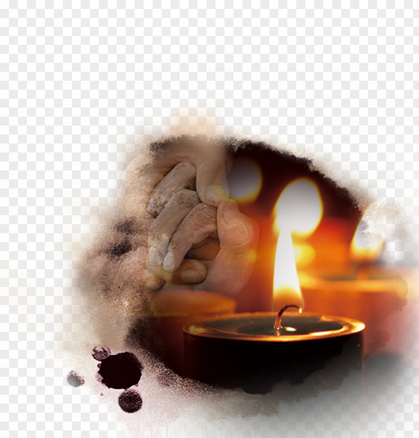 Bless Candle, Black Thanksgiving Poster Icon PNG