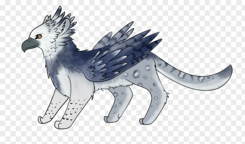 Cute Eagle Cat Harpy Griffin PNG