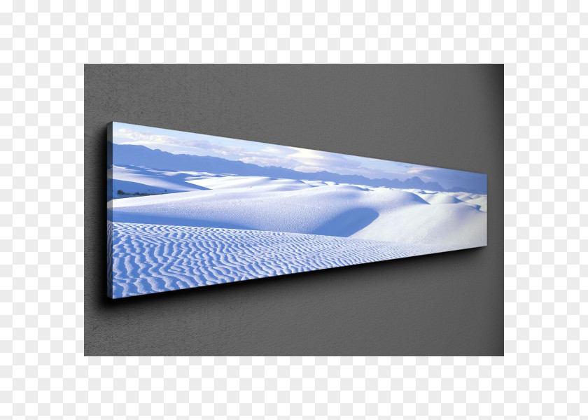 Mexiko White Sands National Monument Cobalt Blue Brand Rectangle PNG