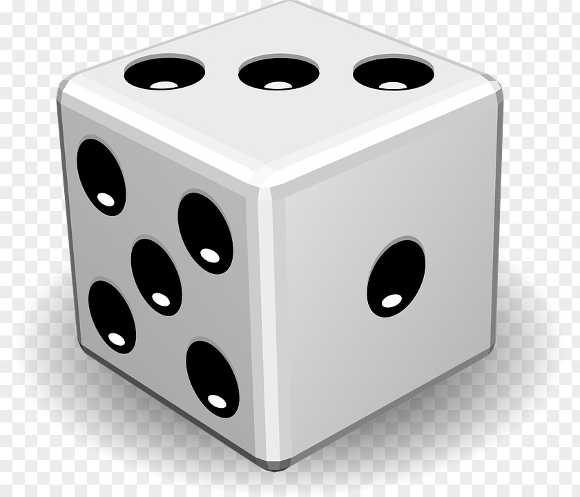 Multi-faceted Dice Game Geometric Gray Dominoes Free Content Clip Art PNG