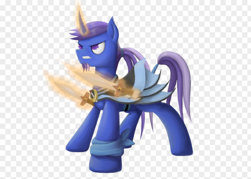 Nights Of Azure Pony DeviantArt Power Ponies Horse Figurine PNG