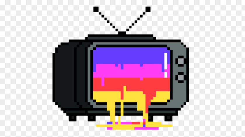 Pixel Art Television PNG
