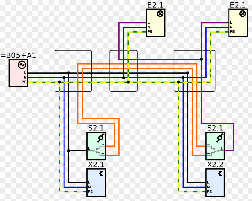Wall Creative Electrical Network Wiring Diagram Wires & Cable Circuit PNG