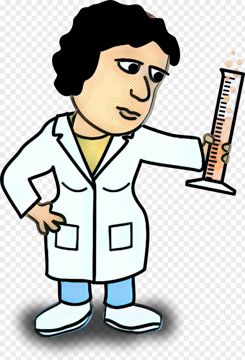 Pleased Solid Swinghit Scientist Cartoon PNG