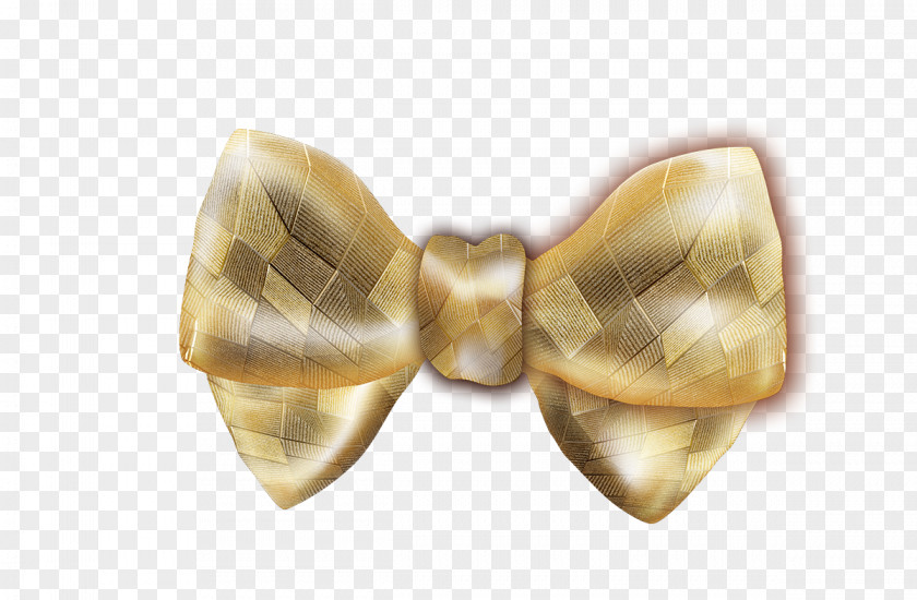 Quality Golden Bow Shoelace Knot Butterfly Tie PNG