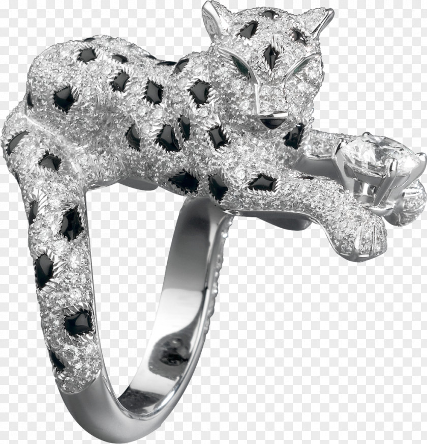 Ring Diamond Emerald Leopard Carat PNG
