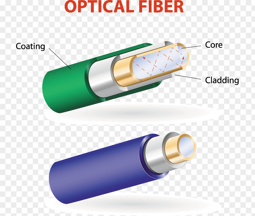 Light Glass Fiber Optical Cable Optics PNG