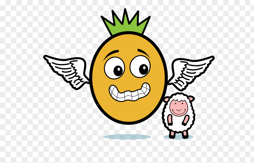 Smiley Fruit Face Clip Art PNG