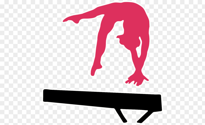 Gymnastics Balance Beam Silhouette Split Vault PNG
