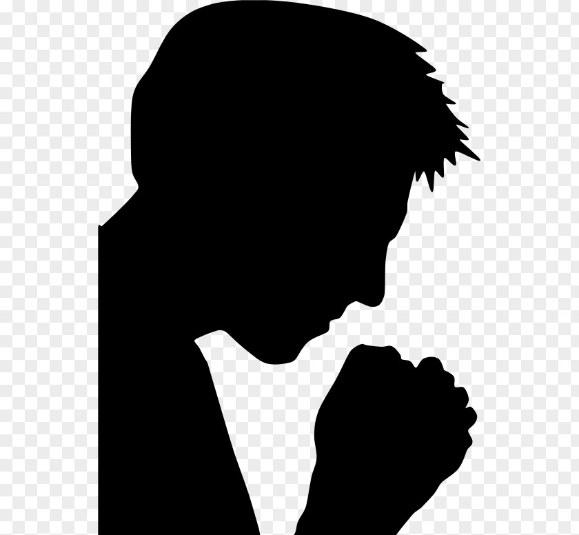 Prayer Praying Hands Silhouette God PNG