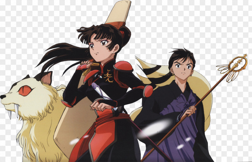 Sango Miroku Kirara Naraku Kikyo PNG