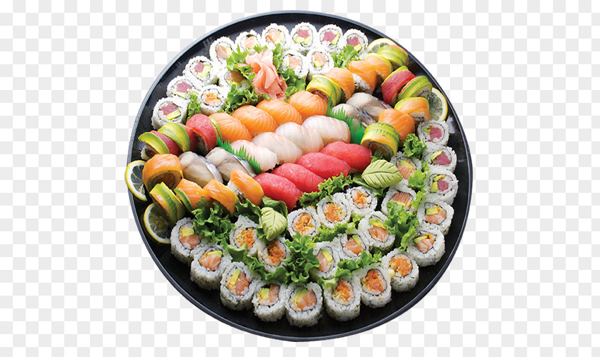 Sushi Platter California Roll Gimbap Xtreme Japanese Cuisine PNG